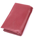 Кожаный женский кошелек в три сложения ST Leather 22489 Бордовый картинка, изображение, фото