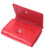 Шкіряний яскравий гаманець для жінок ST Leather 22505 Червоний картинка, зображення, фото