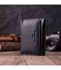 Кожаный лаконичный кошелек для женщин ST Leather 22506 Черный картинка, изображение, фото