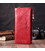 Кошелек-клатч для женщин с двумя молниями из натуральной кожи ST Leather 22526 Красный картинка, изображение, фото