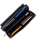 Функціональний гаманець-клатч унісекс з натуральної шкіри ST Leather 22529 Чорний картинка, зображення, фото