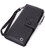 Лаконічний жіночий вертикальний гаманець-клатч із натуральної шкіри ST Leather 22537 Чорний картинка, зображення, фото