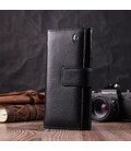 Надійний жіночий гаманець з натуральної шкіри ST Leather 22548 Чорний картинка, зображення, фото