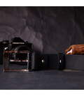 Удобный ремень под джинсы из натуральной кожи GRANDE PELLE 11683 Черный картинка, изображение, фото