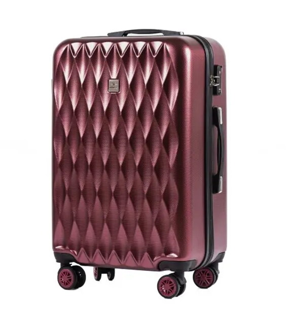 Чемодан Wings PC190 средний M бордовый фото, картинка, изображение