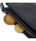 Маленький та місткий гаманець з натуральної шкіри Tony Bellucci 22021 Синій картинка, зображення, фото