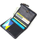 Маленький та місткий гаманець з натуральної шкіри Tony Bellucci 22021 Синій картинка, зображення, фото