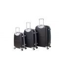 Набор Чемоданов Bonro Smile Double Wheels черный фото, картинка, изображение