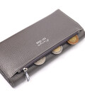 Вместительный женский кошелек из натуральной кожи KARYA 21020 Серый картинка, изображение, фото