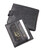 Классический мужской кошелек из натуральной кожи KARYA 21066 Черный картинка, изображение, фото