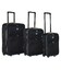Набор Чемоданов Bonro Best черно-т. синий фото, картинка, изображение