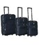 Набір Валіз Bonro Best чорно-синій - картинка, зображення, фото валізи