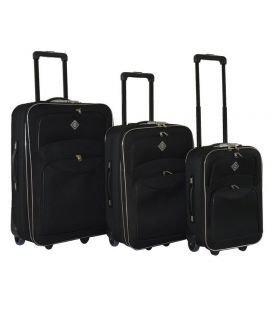 Набор Чемоданов Bonro Best черный фото, картинка, изображение