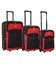 Набір Валіз Bonro Best чорно-червоний - картинка, зображення, фото валізи