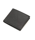 Мужское маленькое портмоне кожаное черное Tiding Bag M39-609-21A картинка, изображение, фото