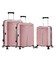 Набор Чемоданов Snowball 05103 3 в 1 розовое золото фото, картинка, изображение