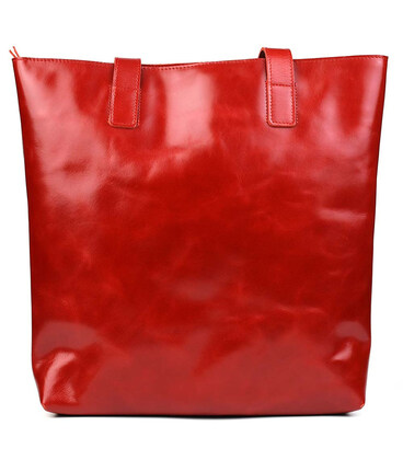 Жіноча сумка шоппер шкіра Алькор Limary lim-3440GR lipstick Red картинка, зображення, фото