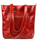 Жіноча сумка шоппер шкіра Алькор Limary lim-3440GR lipstick Red картинка, изображение, фото