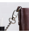 Чоловічий гаманець розкладний коричневий з ланцюжком TW040C Bull картинка, изображение, фото