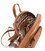 Шкіряний жіночий рюкзак HILL BURRY HB15148B стьобаний картинка, изображение, фото