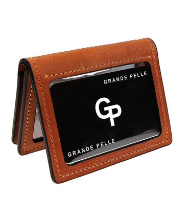 Grande Pelle 221123 коньячний колір обкладинка на права, тих паспорт, посвідчення картинка, зображення, фото