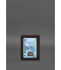 Шкіряна обкладинка для посвідчення водія, ID і пластикових карток 2.1 коричнева картинка, зображення, фото