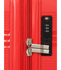 Комплект из 4 чемоданов и кейса Snowball 21204 Valparaiso красный картинка, изображение, фото
