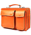 Жіночий портфель шкіряний Firenze FR7007O помаранчевий картинка, зображення, фото