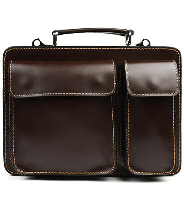 Жіночий шкіряний портфель Firenze FR7007C коричневий картинка, изображение, фото