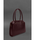 Жіноча шкіряна сумка Business бордовий Краст картинка, зображення, фото