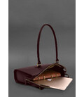 Жіноча шкіряна сумка Business бордовий Краст картинка, зображення, фото