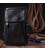 Вертикальна чоловіча сумка на пояс із натуральної шкіри Vintage 22563 Чорний картинка, зображення, фото