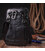 Вертикальна чоловіча сумка на пояс із натуральної шкіри Vintage 22563 Чорний картинка, зображення, фото