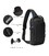 Рюкзак на одно плечо Seven Discover черный картинка, изображение, фото