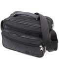 Зручна чоловіча сумка на плече з якісного поліестеру FABRA 22577 Чорний картинка, зображення, фото