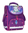 Рюкзак школьный каркасный с фонариками Bagland Успех 12 л. фиолетовый 428 (00551703)