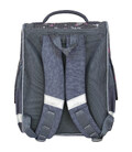 Рюкзак школьный каркасный с фонариками Bagland Успех 12 л. серый 210к (00551703)