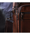 Превосходная мужская сумка из натуральной кожи 21279 Vintage Коричневая картинка, изображение, фото