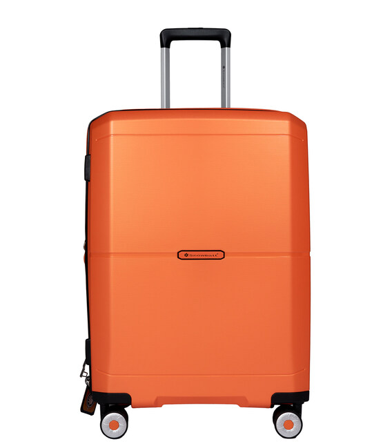 Чемодан Snowball 49103 средний M оранжевый фото, картинка, изображение