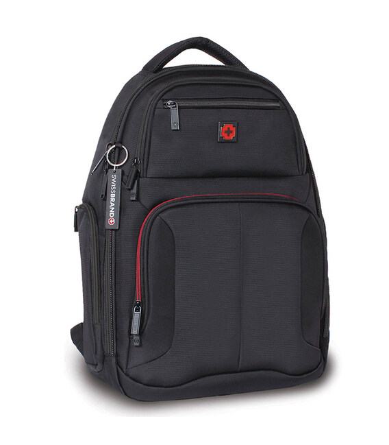 Рюкзак міський Swissbrand Georgia 3.0 29 Black (SWB_BE19GEO001U) фото, картинка, изображение