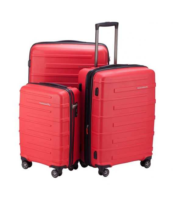 Набор Чемоданов Hauptstadtkoffer Ostkreuz красный фото, картинка, изображение