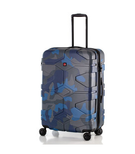 Валіза Swissbrand Drone 2.0 (M) Camo Blue (SWB_LH21DRO2601M) фото, картинка, изображение