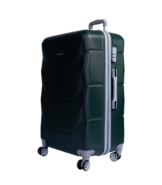 Чемодан Carbon 147 средний M темно-зеленый фото, картинка, изображение