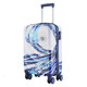 Валіза Semi Line 20" (S) White/Blue Print (T5653-1) - картинка, зображення, фото валізи