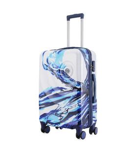 Валіза Semi Line 24" (M) White/Blue Print (T5653-2) картинка, зображення, фото