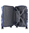 Чемодан Semi Line 24" (M) White/Blue Print (T5653-2) картинка, изображение, фото
