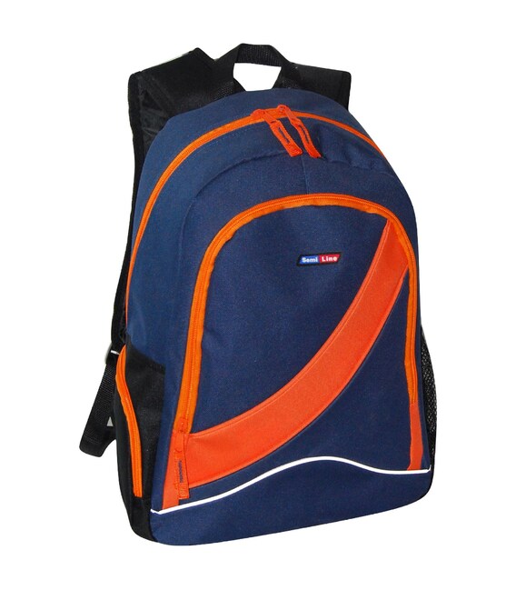 Рюкзак міський Semi Line 20 Blue/Orange (4660) фото, картинка, изображение