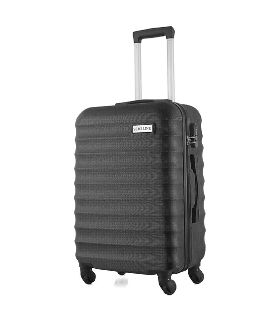 Валіза Semi Line 24" (M) Black (T5634-2) фото, картинка, изображение