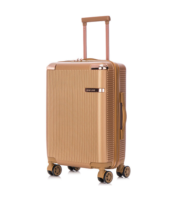 Валіза Semi Line 20" (S) Gold (T5663-3) фото, картинка, изображение