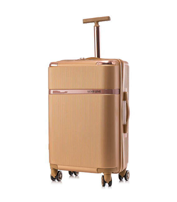 Валіза Semi Line 24" (M) Gold (T5667-3) фото, картинка, изображение